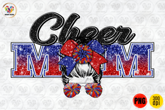 Cheer Mom Messy Bun PNG: An Embroidery Review