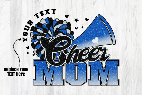 Cheer Mom Navy Blue White Sublimation Review