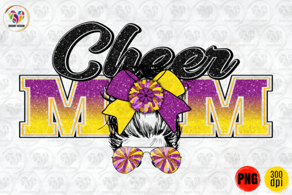 Cheer Mom Purple Yellow Sublimation: A Designer’s Review
