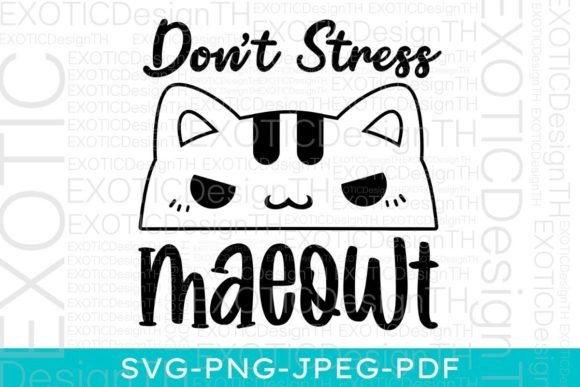 Don't Stress Meowt: Embroidery Design Review