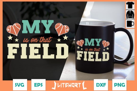 My Heart is on That Field Basketball Mom Design Review