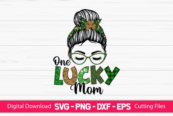 One Lucky Mom Messy Bun St Patrick s Day Review