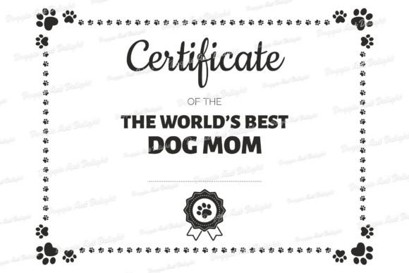 World's Best Dog Mom Certificate: Embroidery Review
